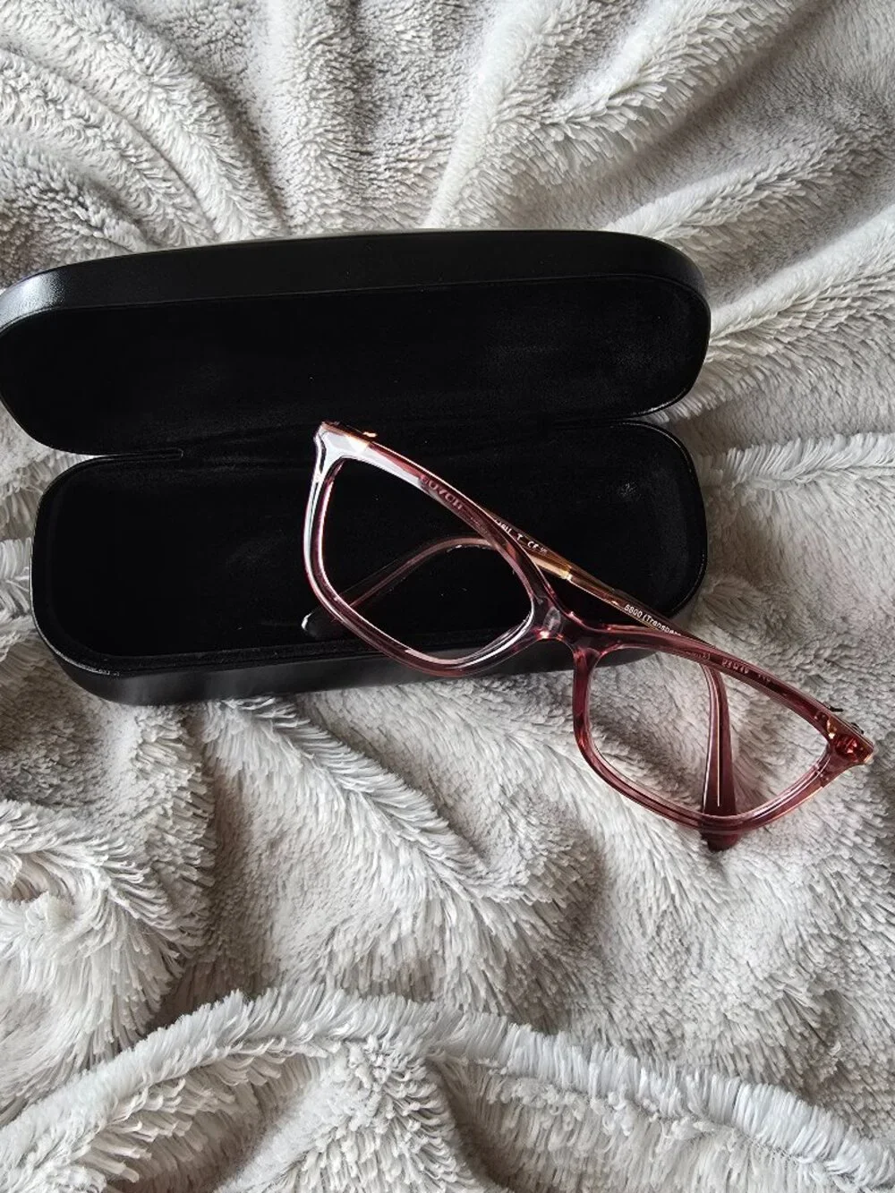 Coach Transparent Berry Frames